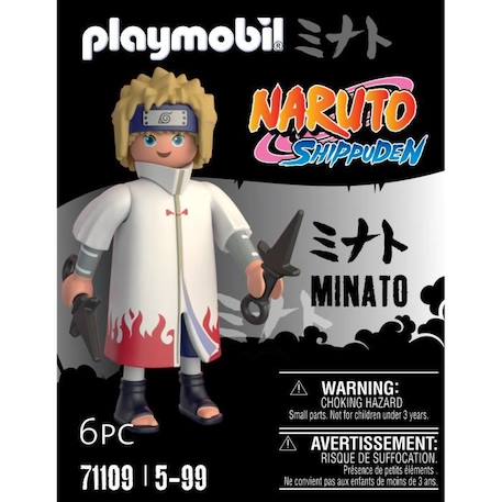 PLAYMOBIL - Naruto Shippuden - Minato - Figurine de manga ninja avec accessoires BLEU 3 - vertbaudet enfant 