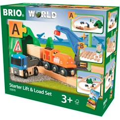 Brio World Circuit Transport de Fret - Coffret complet 19 pièces - Circuit de train en bois - Ravensburger - Mixte dès 3 ans - 33878  - vertbaudet enfant
