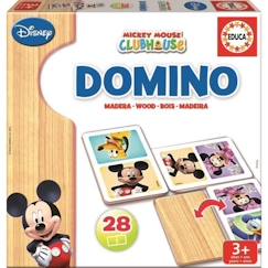 Jeu de domino en bois Mickey - EDUCA - Domino bois Mickey - Mixte - Enfant - Multicolore  - vertbaudet enfant