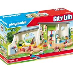 PLAYMOBIL - City Life - Centre de loisirs - 70280 - Table, chaises, espace jeux, cuisine, sanitaires  - vertbaudet enfant