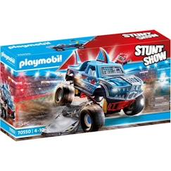 PLAYMOBIL - 70550 - Stuntshow Monster truck de cascade Requin - Jouet pour enfant de 3 ans et plus  - vertbaudet enfant