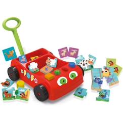 -Baby wagon le chariot des enfants - Carotina Baby - avec un jeu d'encastrements et des jeux éducatifs - LISCIANI