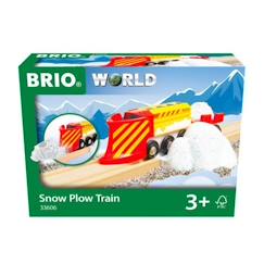 Train Chasse-neige BRIO - Accessoire Circuit de train en bois - Mixte dès 3 ans  - vertbaudet enfant