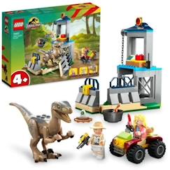 LEGO® Jurassic Park 76957 L'Évasion du Vélociraptor, Jouet avec Dinosaure et Voiture  - vertbaudet enfant
