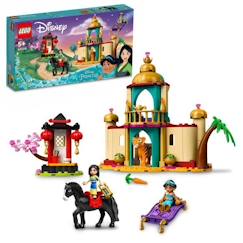 LEGO 43208 Disney Princess Les Aventures de Jasmine et Mulan, Jouet avec Tapis Volant, Figurine de Tigre, et Cheval, Enfants 5 Ans  - vertbaudet enfant