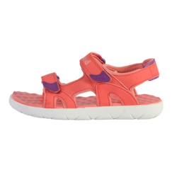 Chaussures-Chaussures fille 23-38-Sandales-Sandales - TIMBERLAND - Perkins Row Strap - Scratch - Rose foncé - Fille - Textile