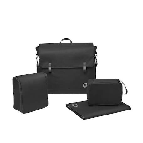 Sac à langer MAXI-COSI Modern Bag - Essential Black - Look moderne et trendy avec finitions en cuir NOIR 1 - vertbaudet enfant 