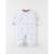 Pyjama 1 pièce en velours imprimé champignons BLANC 1 - vertbaudet enfant 