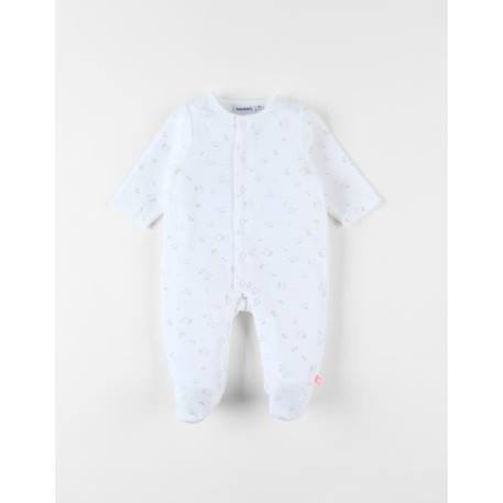 Bébé-Salopette, combinaison-Pyjama 1 pièce imprimé oiseaux en velours