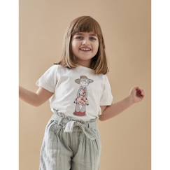 T-shirt en jersey manches courtes imprimé Lola  - vertbaudet enfant