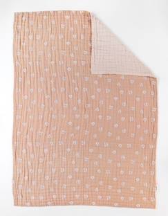 Couverture en mousseline de coton imprimé léopard 75 x 100 cm - NOUKIE'S - Marron - Bébé - Coton  - vertbaudet enfant