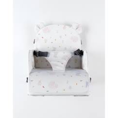 Réhausseur chaise déperlant imprimé - NOUKIE'S - Lina & Joy - Matière imperméable - Blanc - Bébé - Mixte  - vertbaudet enfant