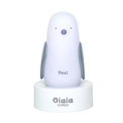 Veilleuse enfant Pingouin « Paul » de Olala® - Veilleuse rechargeable Induction pour faciliter l'endormissement [ Veilleuse nomade ]  - vertbaudet enfant