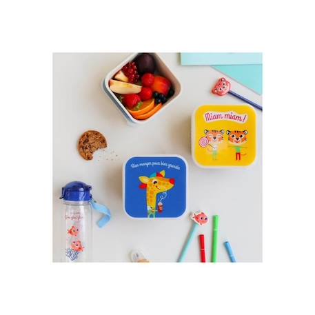 Draeger la carterie - Boîte à goûter PETIT LAPIN - Multicolore ROUGE 4 - vertbaudet enfant 