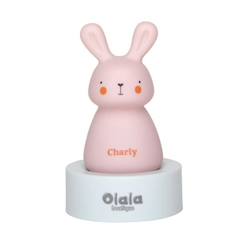 Veilleuse lapin « Charly » de Olala® - Veilleuse enfant lampe nuit idéal pour accompagner le sommeil [ Veilleuse fille ROSE ]  - vertbaudet enfant