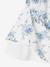Robe cérémonie à volants motifs fleurs fille bleu imprimé+vanille 6 - vertbaudet enfant 