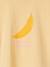 Tee-shirt motif pop fille manches courtes à revers abricot+jaune pâle 6 - vertbaudet enfant 
