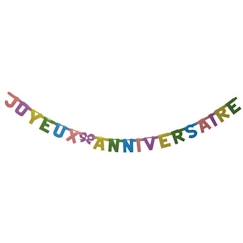 Guirlande Joyeux Anniversaire 2m - PARTY PRO  - vertbaudet enfant