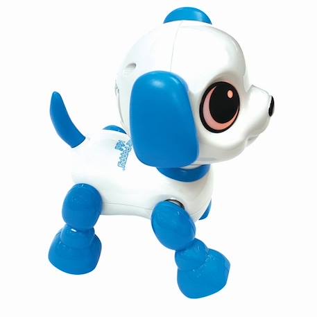 Power Puppy Mini - Chien robot avec effets lumineux et sonores, contrôle par claquement de main, répétition BLANC 3 - vertbaudet enfant 