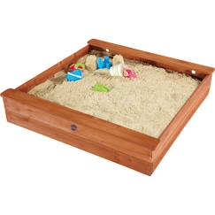 Bac à sable carré en bois prune - PLUM - Jeux de plage et sable - Pour enfants de 3 ans et plus  - vertbaudet enfant