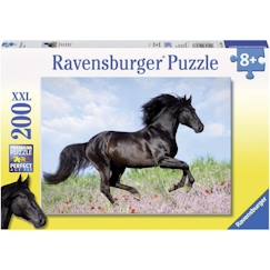 Puzzle 200 pièces XXL Etalon noir - Ravensburger - Paysage et nature - Dès 8 ans  - vertbaudet enfant