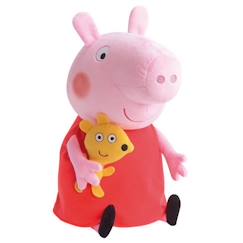 Peluche Peppa Pig - Jemini - 37cm - Rose, rouge et jaune - Pour bébé  - vertbaudet enfant