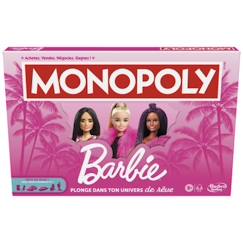Monopoly : édition Barbie, jeu de plateau pour 2 à 6 joueurs, jeux pour la famille, à partir de 8 ans  - vertbaudet enfant
