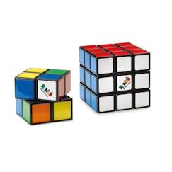 Coffret Rubik's Cube Duo 3x3 + 2x2 - RUBIK'S - Jeu casse-tête pour enfants et adultes  - vertbaudet enfant