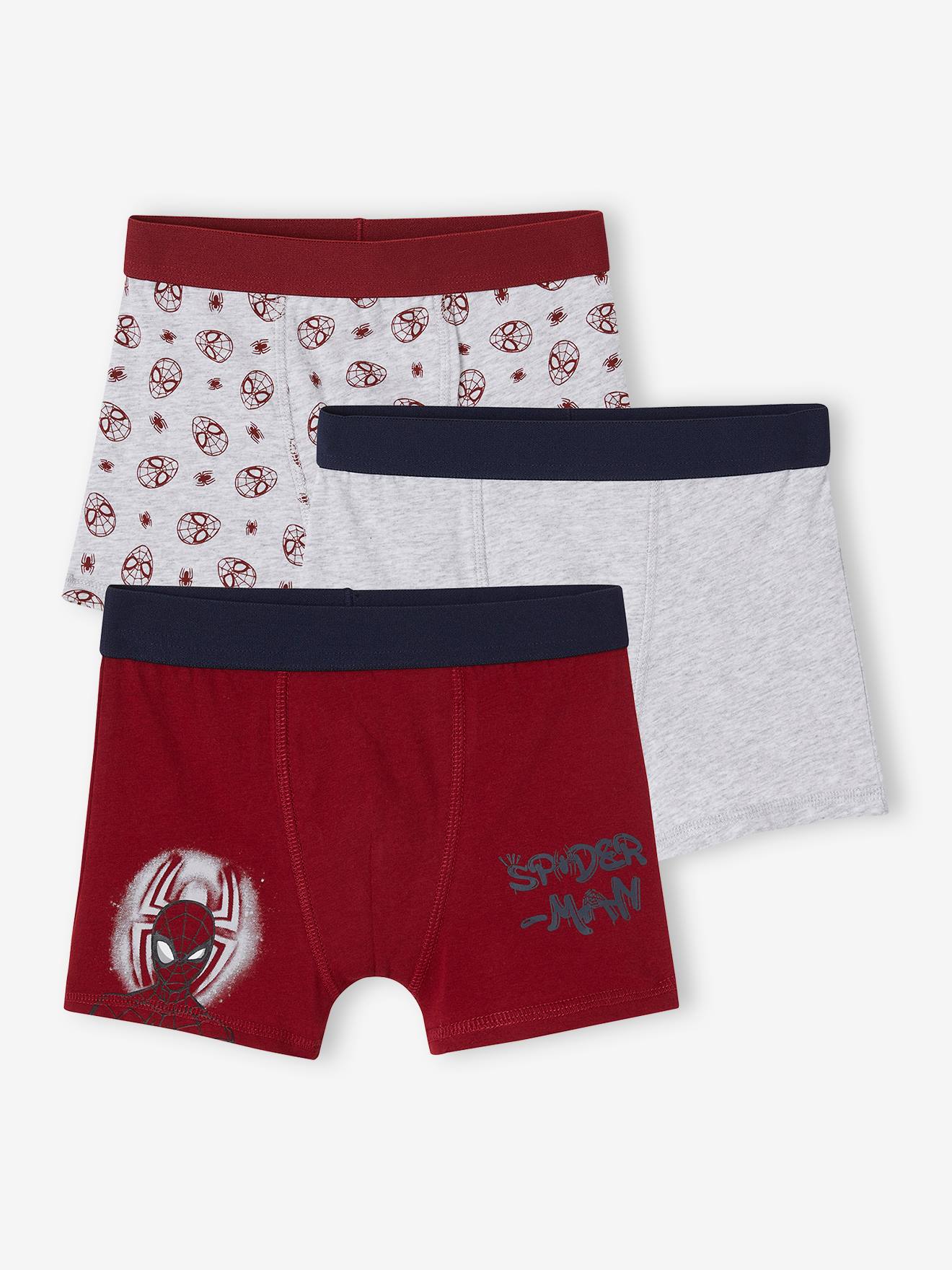 Boxer Briefs Calecon Spiderman Lot De Boxers SPIDERMAN Garçon