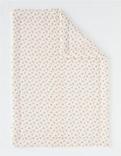 Puériculture-Chancelières, plaid-Plaid-Couverture 75 X 100 cm imprimé léopard en mousseline coton