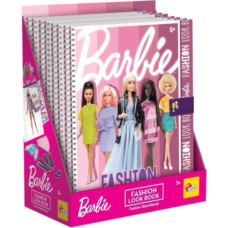 Livret de création collection de mode - Barbie sketch book fashion look - LISCIANI ROSE 3 - vertbaudet enfant 