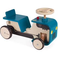 Porteur Tracteur - JANOD - Jouet en bois pour enfants de 18 mois - 4 roues en caoutchouc  - vertbaudet enfant