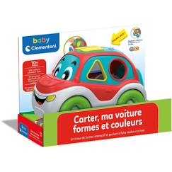 Baby Clementoni - Carter, ma voiture formes et couleurs - Jeu Educatif 3 en 1 - Fabriqué en Italie  - vertbaudet enfant