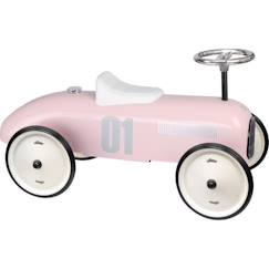 Porteur voiture vintage rose tendre - VILAC - 4 roues - Pour enfants à partir de 18 mois  - vertbaudet enfant