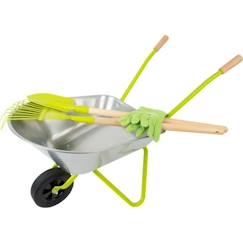 jouet pour enfant Brouette en métal avec outils de jardin  - vertbaudet enfant