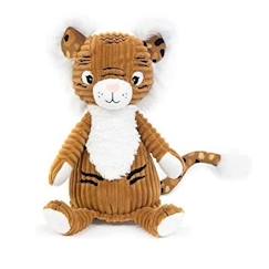 Peluche Les Deglingos Tigre Junior 22 cm - Marron - Peluche Douce et Pelucheuse  - vertbaudet enfant