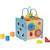 Cube d'activités en bois Goki - Pour enfant de 3 mois et plus - Multicolore - 20 x 21,5 x 32,5 cm BLEU 2 - vertbaudet enfant 
