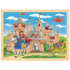 Puzzle château fort - GOKI - Architecture et monument - 96 pièces en bois  - vertbaudet enfant