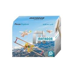 Jeu construction Avions - MATADOR - Kit de construction en bois - 65 pièces - Multicolore - 5 ans  - vertbaudet enfant