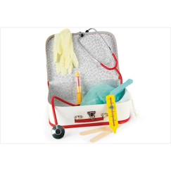 Jouet valise de docteur avec accessoires - EGMONT TOYS - Mixte - Gris - 25x18x8cm  - vertbaudet enfant