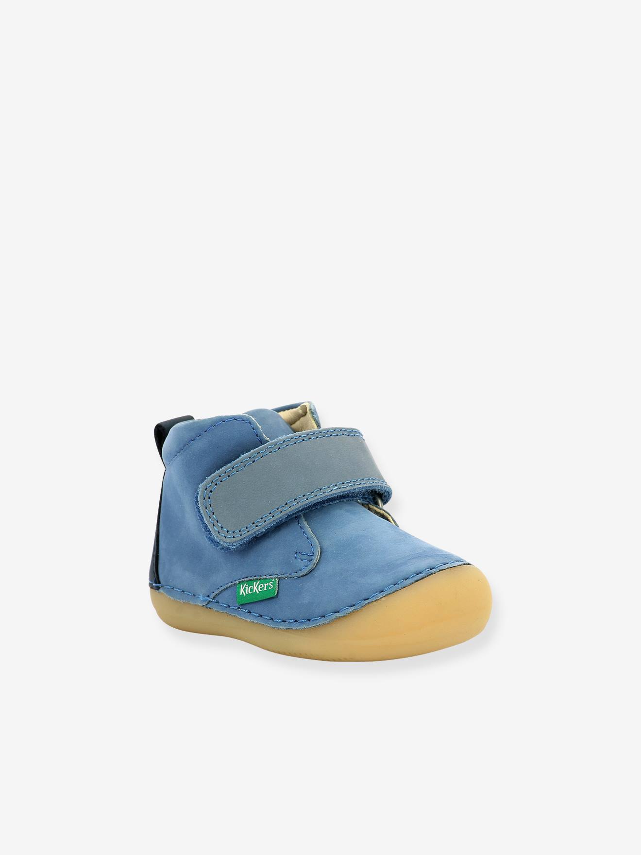 Bottillons cuir bebe Sabio 961544 10 53 KICKERS bleu