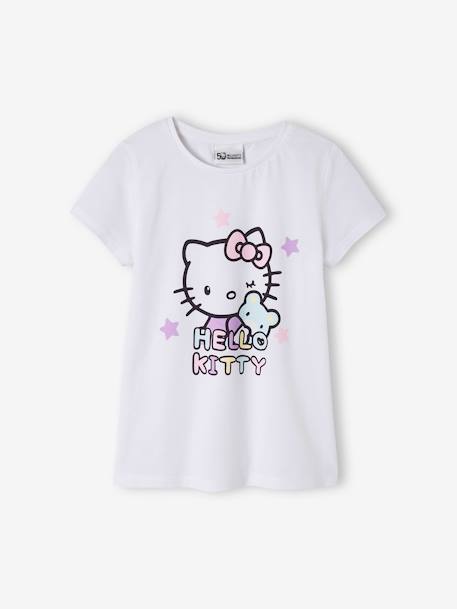 Pyjashort bicolore fille Hello Kitty® Blanc/lilas 2 - vertbaudet enfant 