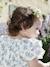 Robe fleurie de cérémonie bébé en gaze de coton écru 7 - vertbaudet enfant 