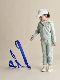 Pantalon jogging en molleton fille ceinture paperbag  - vertbaudet enfant