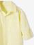 Chemise rayée effet lin garçon jaune pastel 6 - vertbaudet enfant 