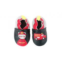Chaussures-Chaussures fille 23-38-Chaussons-ROBEEZ Chaussons Fireman marine
