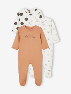 Bébé-Pyjama, surpyjama-Lot de 3 dors-bien bébé en interlock BASICS