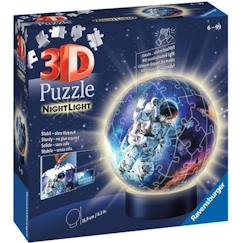 Puzzle 3D Ball illuminé - Les astronautes - Ravensburger - 72 pièces - Thème Astrologie et ésotérisme  - vertbaudet enfant