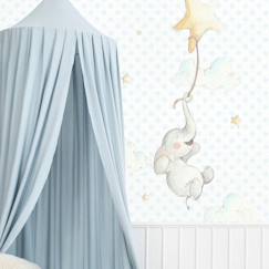 Sticker mural décoratif  "Joyeux petit éléphant"  - vertbaudet enfant