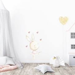 Linge de maison et décoration-Décoration-Papier peint, sticker-Sticker mural décoratif  "Dance rabbit"